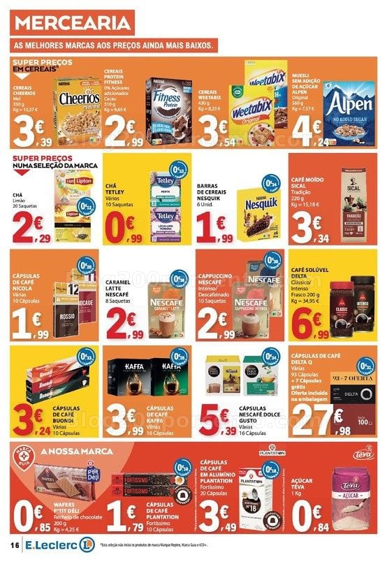 Antevisão Folheto E-LECLERC Promoções de 23 a 29 julho